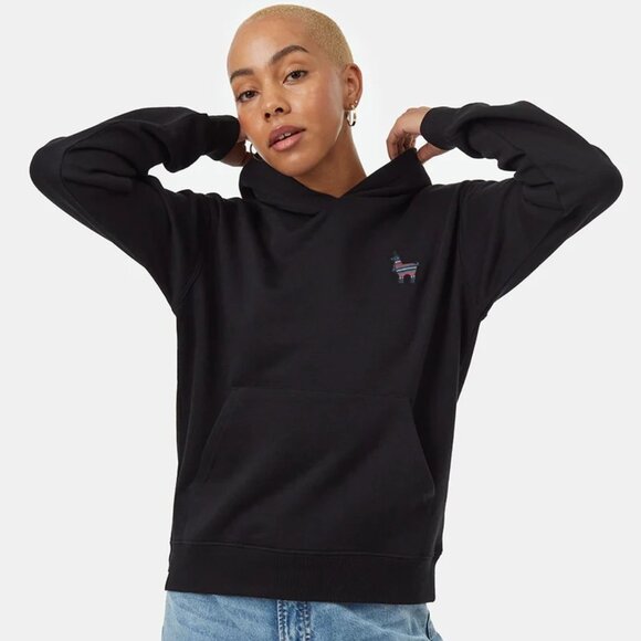 Peru Embroidered Llama Hoodie - Picture 1 of 8